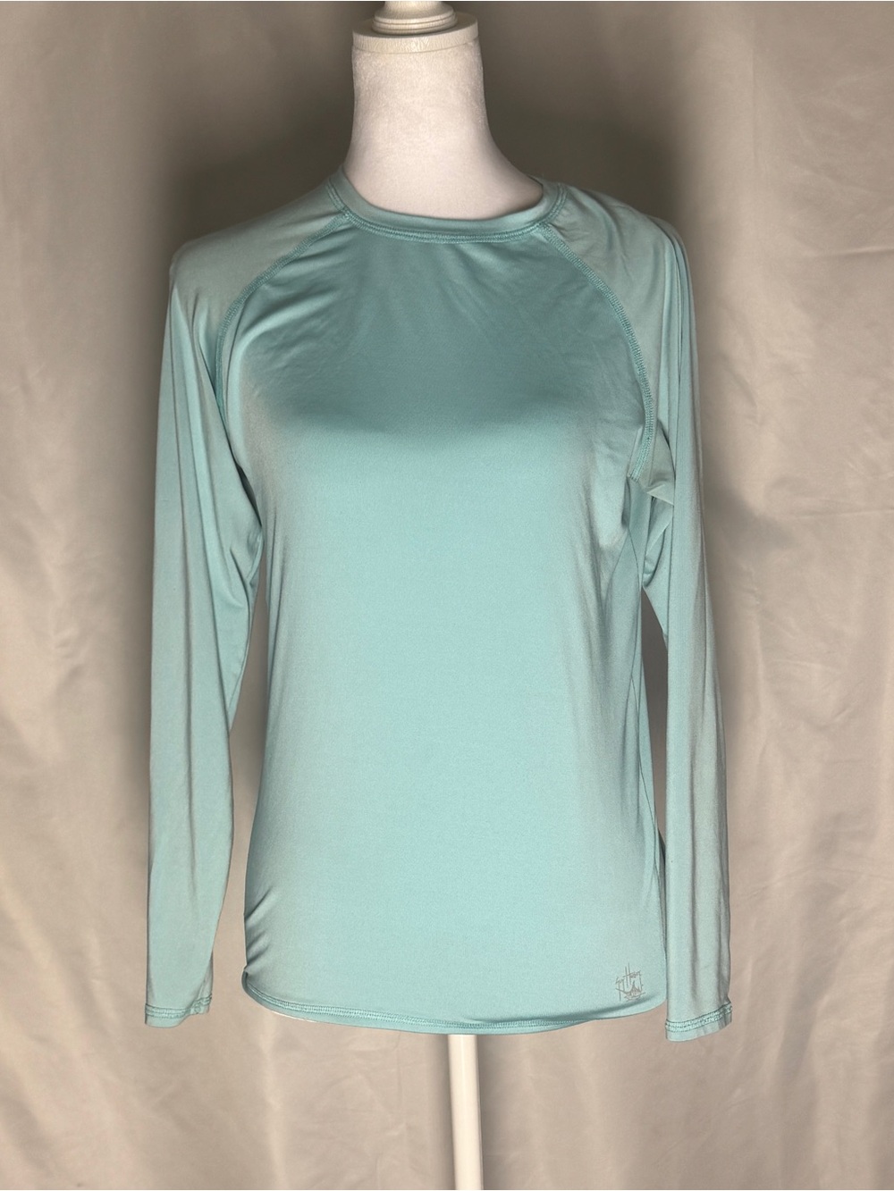 Guy Harvey Light Aqua Long-Sleeve Swim Coverup